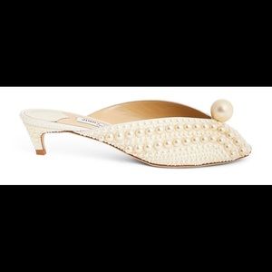 Jimmy Choo Samantha 35 Pearl Mules
